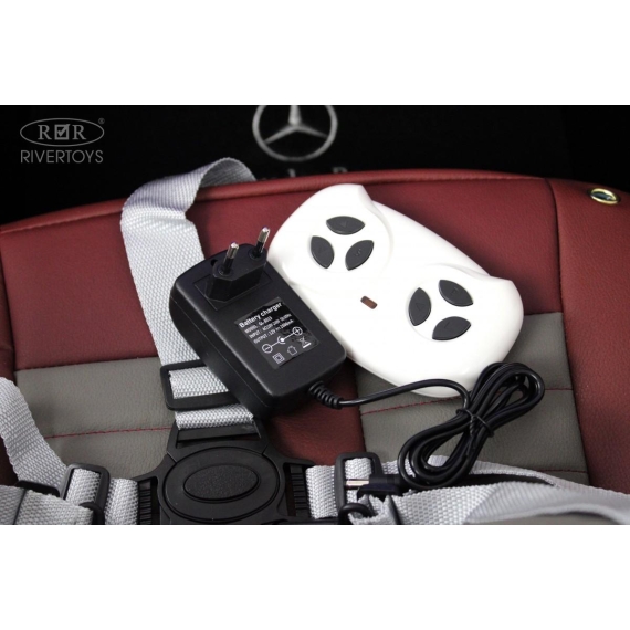 Детский электромобиль rivertoys mercedes-benz g65 red %Future_395 (фото 2)