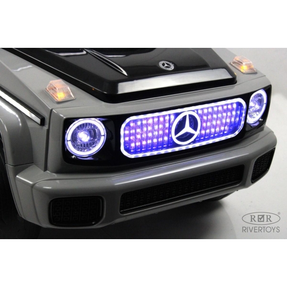 Детский электромобиль rivertoys mercedes-benz eqg gray %Future_395 (фото 9)