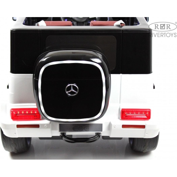 Детский электромобиль rivertoys mercedes-benz eqg white %Future_395 (фото 10)