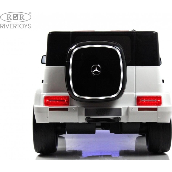 Детский электромобиль rivertoys mercedes-benz eqg white %Future_395 (фото 11)