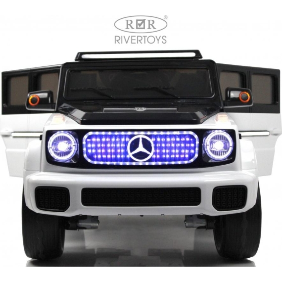 Детский электромобиль rivertoys mercedes-benz eqg white %Future_395 (фото 20)
