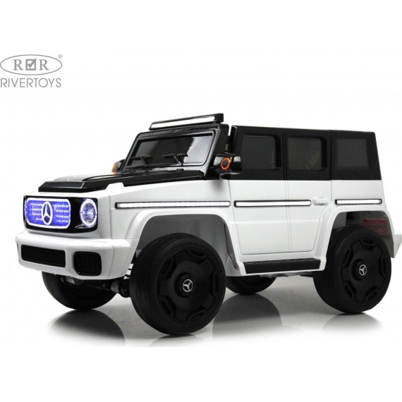 Детский электромобиль rivertoys mercedes-benz eqg white %Future_395 (фото 21)