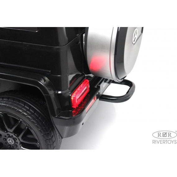Детский электромобиль rivertoys mercedes-benz g500 black %Future_395 (фото 14)
