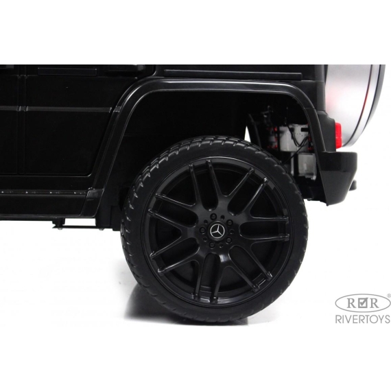 Детский электромобиль rivertoys mercedes-benz g500 black %Future_395 (фото 12)