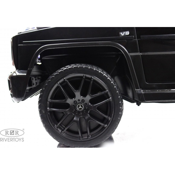 Детский электромобиль rivertoys mercedes-benz g500 black %Future_395 (фото 11)