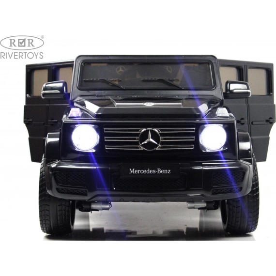 Детский электромобиль rivertoys mercedes-benz g500 black %Future_395 (фото 7)