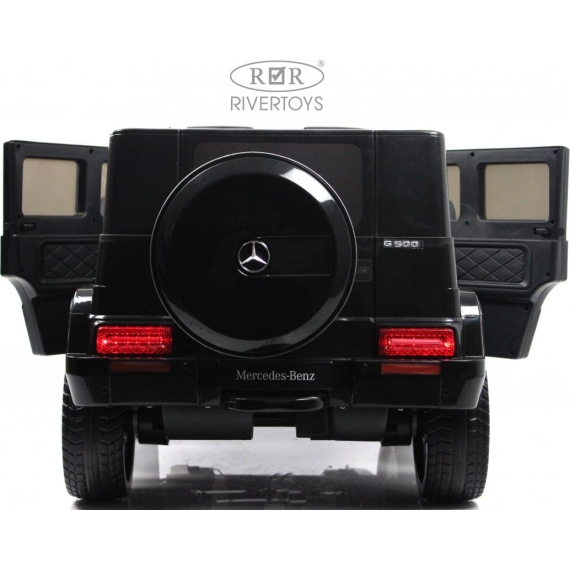 Детский электромобиль rivertoys mercedes-benz g500 black %Future_395 (фото 3)