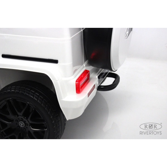 Детский электромобиль rivertoys mercedes-benz g500 white %Future_395 (фото 9)