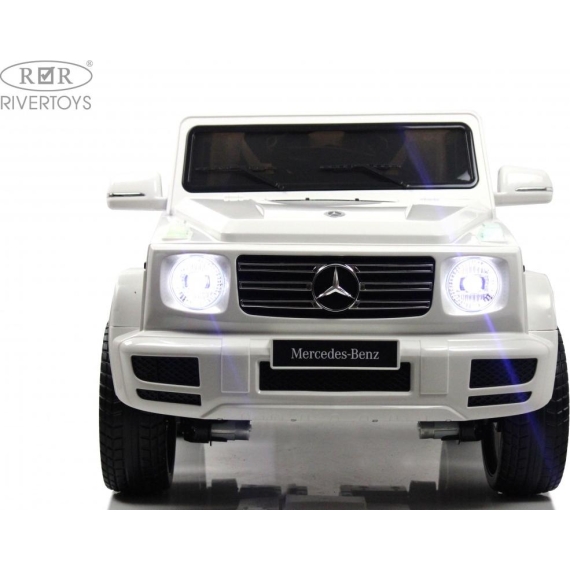 Детский электромобиль rivertoys mercedes-benz g500 white %Future_395 (фото 18)