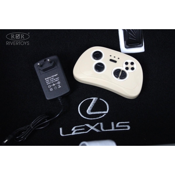 Детский электромобиль rivertoys lexus 570 black %Future_395 (фото 22)