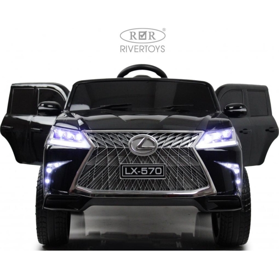 Детский электромобиль rivertoys lexus 570 black %Future_395 (фото 16)