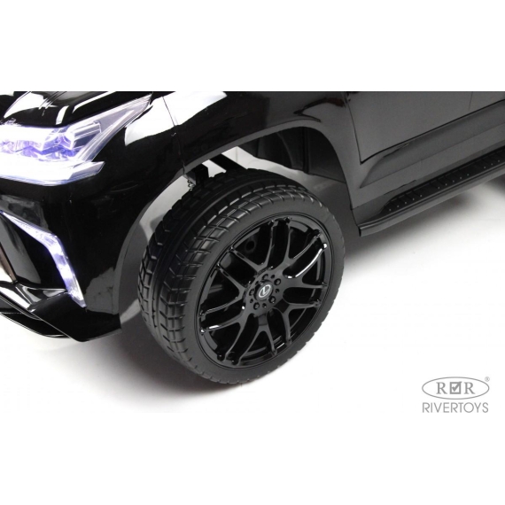 Детский электромобиль rivertoys lexus 570 black %Future_395 (фото 18)
