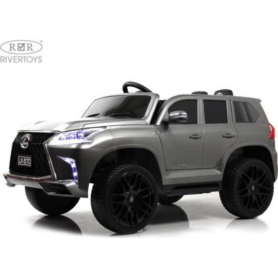 Детский электромобиль rivertoys lexus 570 gray %Future_395 (фото 14)