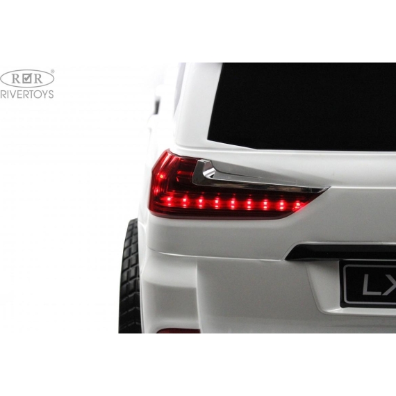 Детский электромобиль rivertoys lexus 570 white %Future_395 (фото 13)