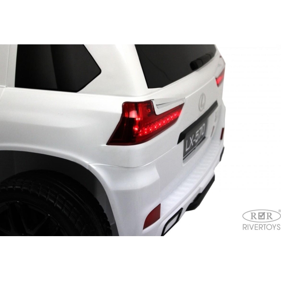 Детский электромобиль rivertoys lexus 570 white %Future_395 (фото 5)