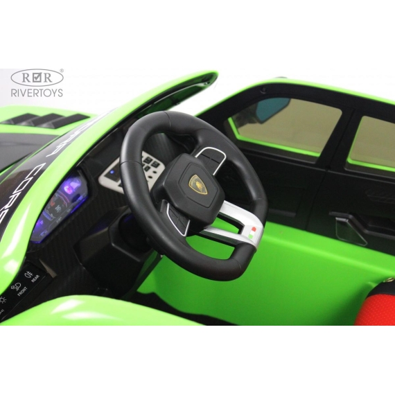 Детский электромобиль rivertoys lamborghini urus green %Future_395 (фото 12)