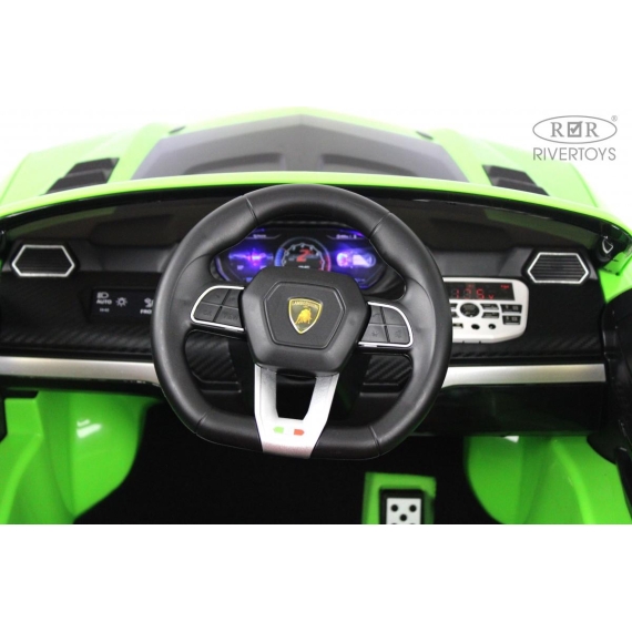 Детский электромобиль rivertoys lamborghini urus green %Future_395 (фото 4)