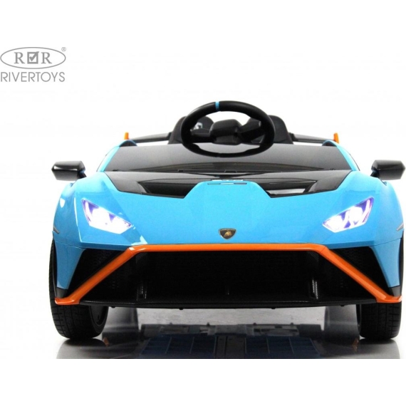 Детский электромобиль rivertoys lamborghini huracán sto blue %Future_395 (фото 19)
