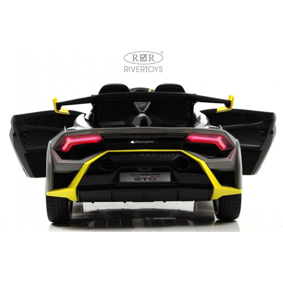 Детский электромобиль rivertoys lamborghini huracán sto gray %Future_395 (фото 8)