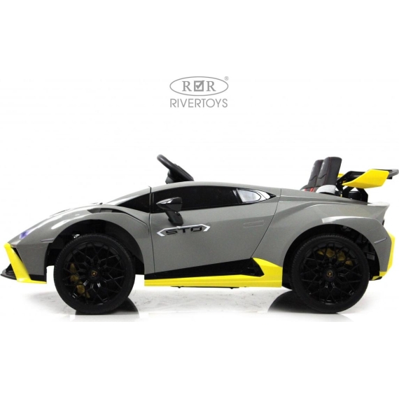 Детский электромобиль rivertoys lamborghini huracán sto gray %Future_395 (фото 9)