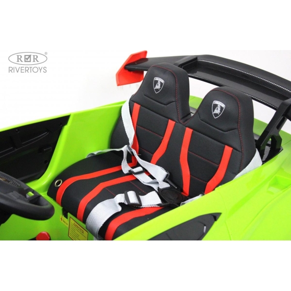 Детский электромобиль rivertoys lamborghini huracán sto green %Future_395 (фото 7)