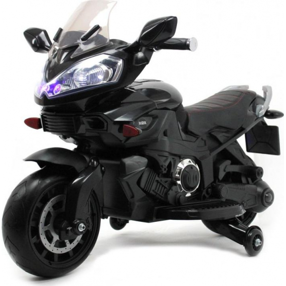Детский электромотоцикл rivertoys e222kx-black %Future_395 (фото 1)