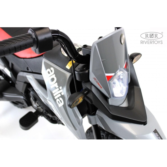 Детский электромотоцикл rivertoys p444pp-s317-gray %Future_395 (фото 10)