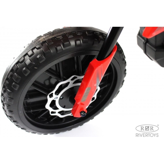 Детский электромотоцикл rivertoys p444pp-s317-red %Future_395 (фото 15)