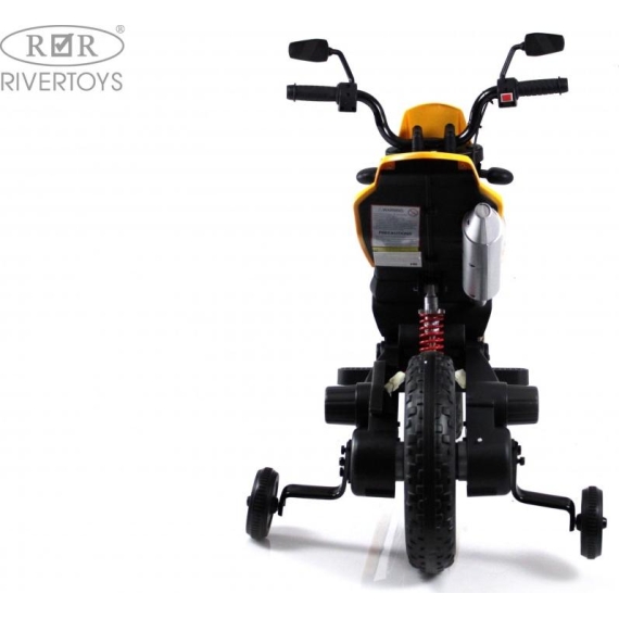 Детский электромотоцикл rivertoys p444pp-s317-yellow %Future_395 (фото 17)