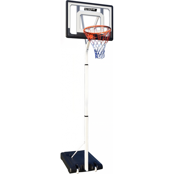 Баскетбольная стойка unix line b-stand щит 82 х 58 см r45 высота 210-260 см %Future_395 (фото 1)