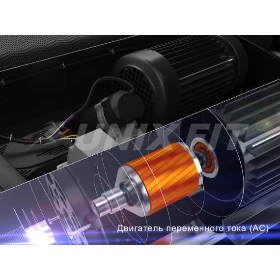 Беговая дорожка unixfit t-1300 pro (led) %Future_395 (фото 4)
