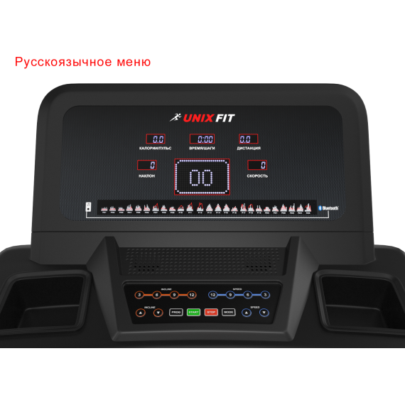 Беговая дорожка unixfit t-1300 pro (led) %Future_395 (фото 5)