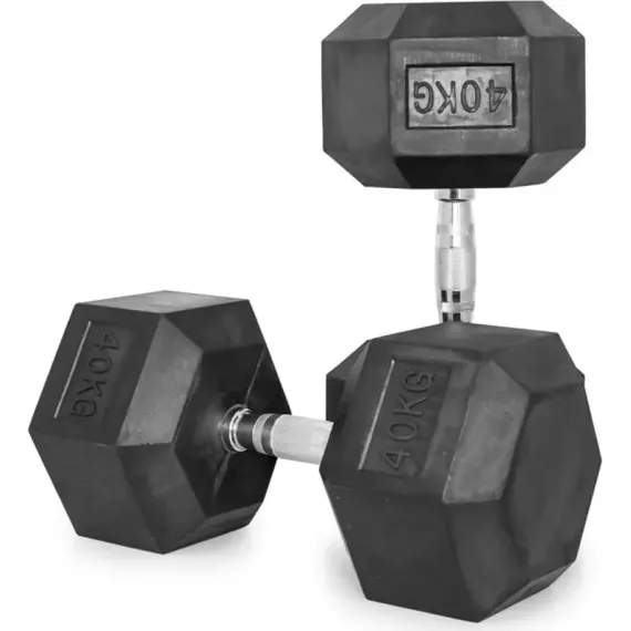 Гантель неразборная гексагональная victoryfit vf-h400 40 кг %Future_395 (фото 1)