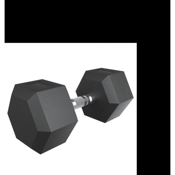 Гантель гексагональная unixfit обрезиненная 25 кг / шт. %Future_395 (фото 3)