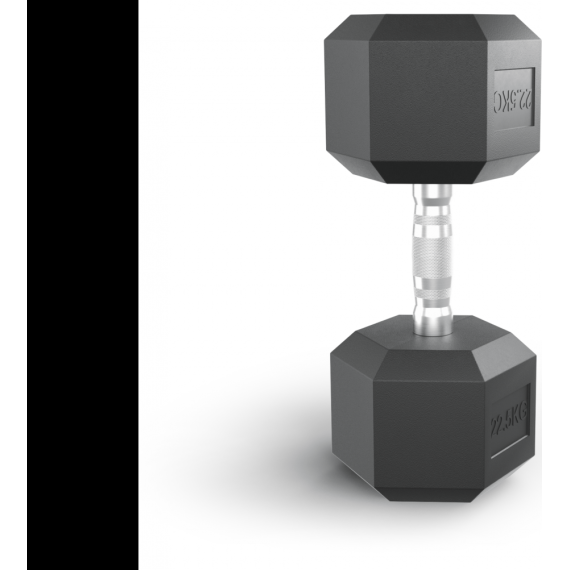 Гантель гексагональная unixfit обрезиненная 25 кг / шт. %Future_395 (фото 2)
