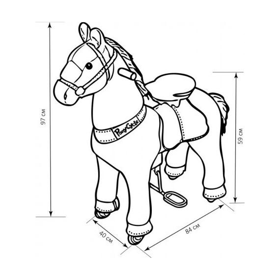 Поницикл ponycycle лошадка средняя ux424 %Future_395 (фото 8)