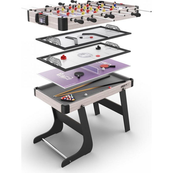 Игровой стол складной unix line трансформер 4 в 1 (125х63 cм) %Future_395 (фото 1)