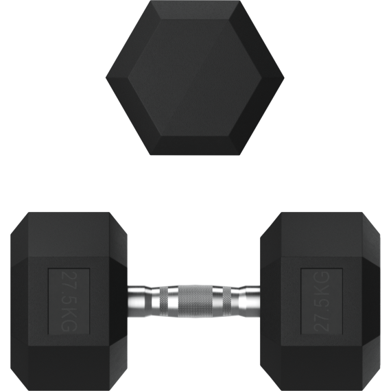 Гантель гексагональная unixfit обрезиненная 30 кг / шт. %Future_395 (фото 7)