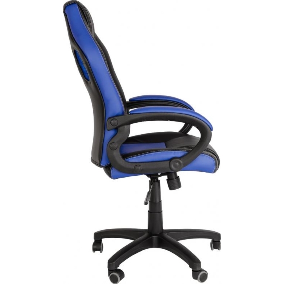 Компьютерное кресло mf-349 black+dark blue %Future_395 (фото 4)