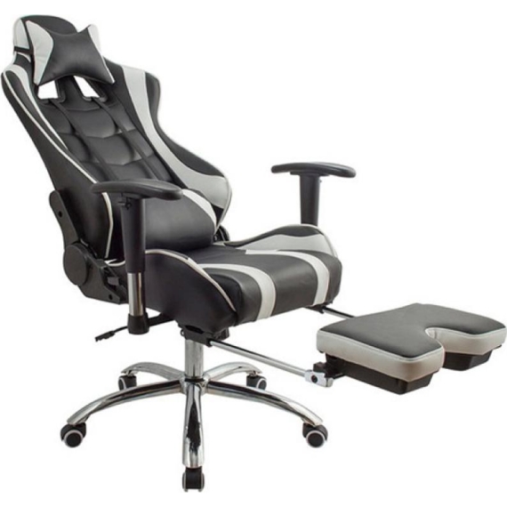 Компьютерное кресло mfg-6001 black white %Future_395 (фото 8)