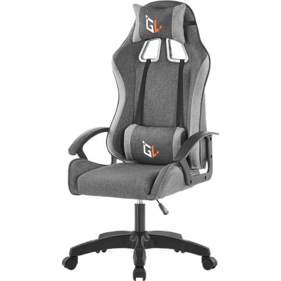 Кресло компьютерное игровое gamelab nomad breeze grey (ткань, темно-серый) %Future_395 (фото 3)