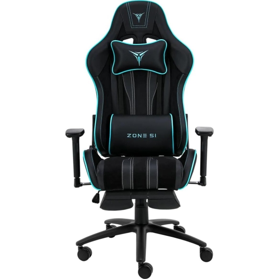 Кресло компьютерное игровое zone 51 gravity plus black-cyan %Future_395 (фото 2)