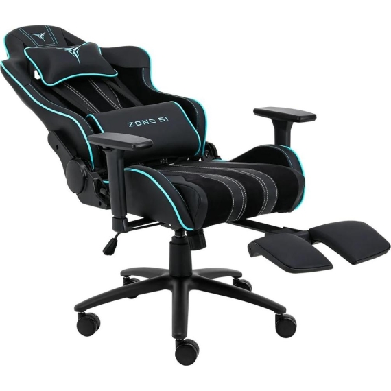 Кресло компьютерное игровое zone 51 gravity plus black-cyan %Future_395 (фото 6)