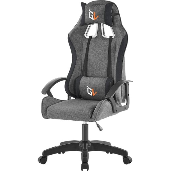 Кресло компьютерное игровое gamelab nomad breeze dark grey (ткань, светло-серый) %Future_395 (фото 4)