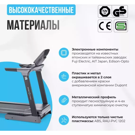 Беговая дорожка полукоммерческая oxygen fitness palladium tft pro %Future_395 (фото 6)