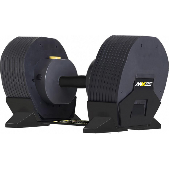 Гантель регулируемая fdf mx select mx-85, эргономичная рукоять, вес 5.6-38.6 кг, 1 шт %Future_395 (фото 1)