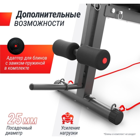 Скамья силовая универсальная unix fit bench 150 %Future_395 (фото 5)