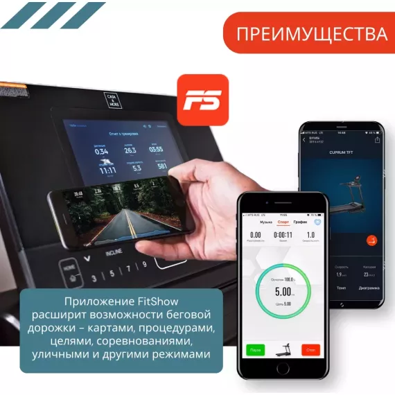 Беговая дорожка casa&more myfit pro 2.0 %Future_395 (фото 8)
