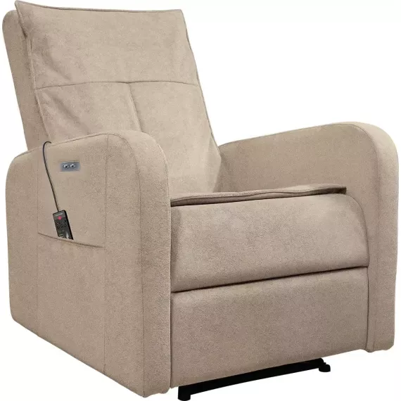 Кресло-реклайнер электрический с массажем fujimo e-comfort chair f3005 fef ваниль %Future_395 (фото 6)