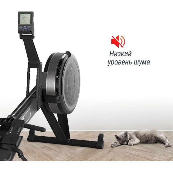 Гребной тренажер unix fit air magnetic rower-x black %Future_395 (фото 12)